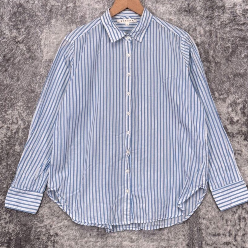 striped xirena shirt, size small